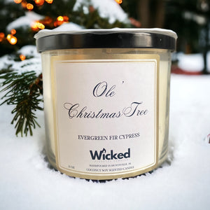 Ole’ Christmas Tree Triple Wick